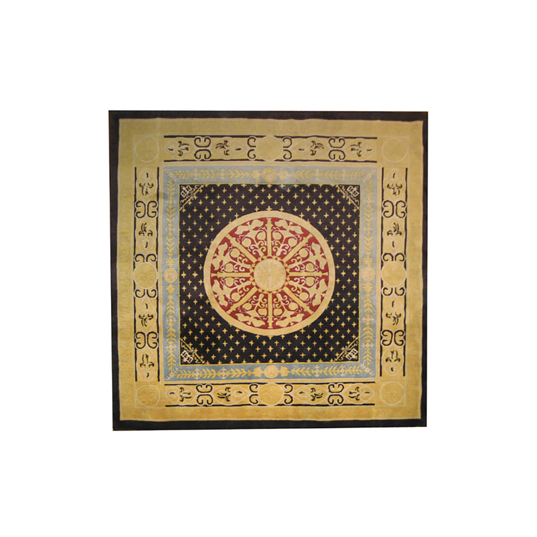 Ariana Rugs 5x5 Square Savonnerie Design - 45 Years of Design Expertise