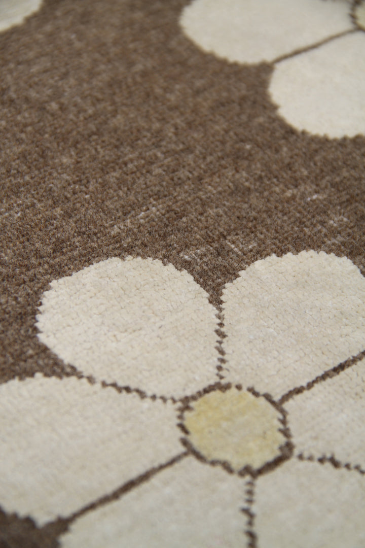 Ariana Rugs 2x2 Small Square Floral Afghan Rug - Fine Weave