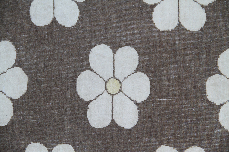 Ariana Rugs 2x2 Small Square Floral Afghan Rug - Fine Weave