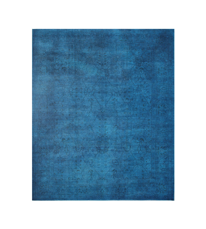 8x10 Blue Ariana Hand-Knotted | Ariana Overdye Rug
