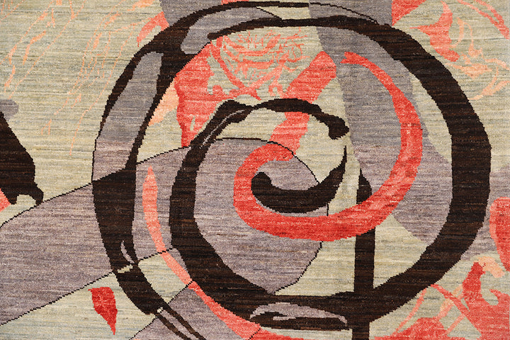 8x10 Custom Modern Rug | Hand-Knotted Organic Wool | Ariana Rugs