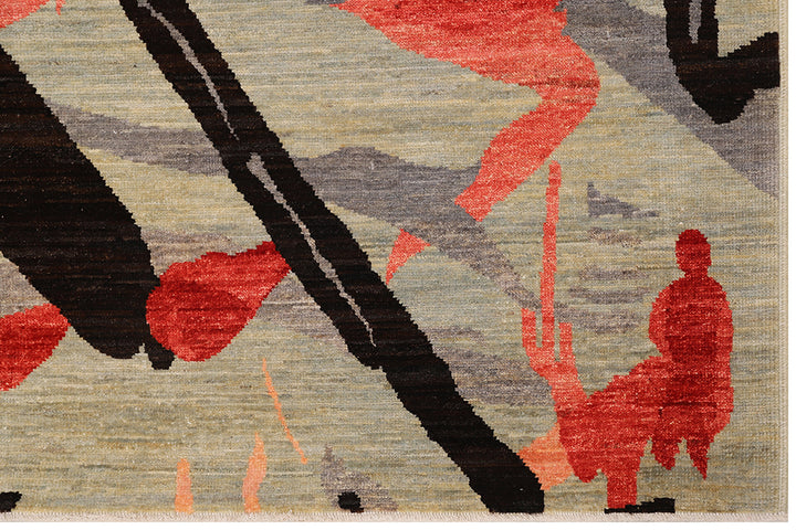 8x10 Custom Modern Rug | Hand-Knotted Organic Wool | Ariana Rugs