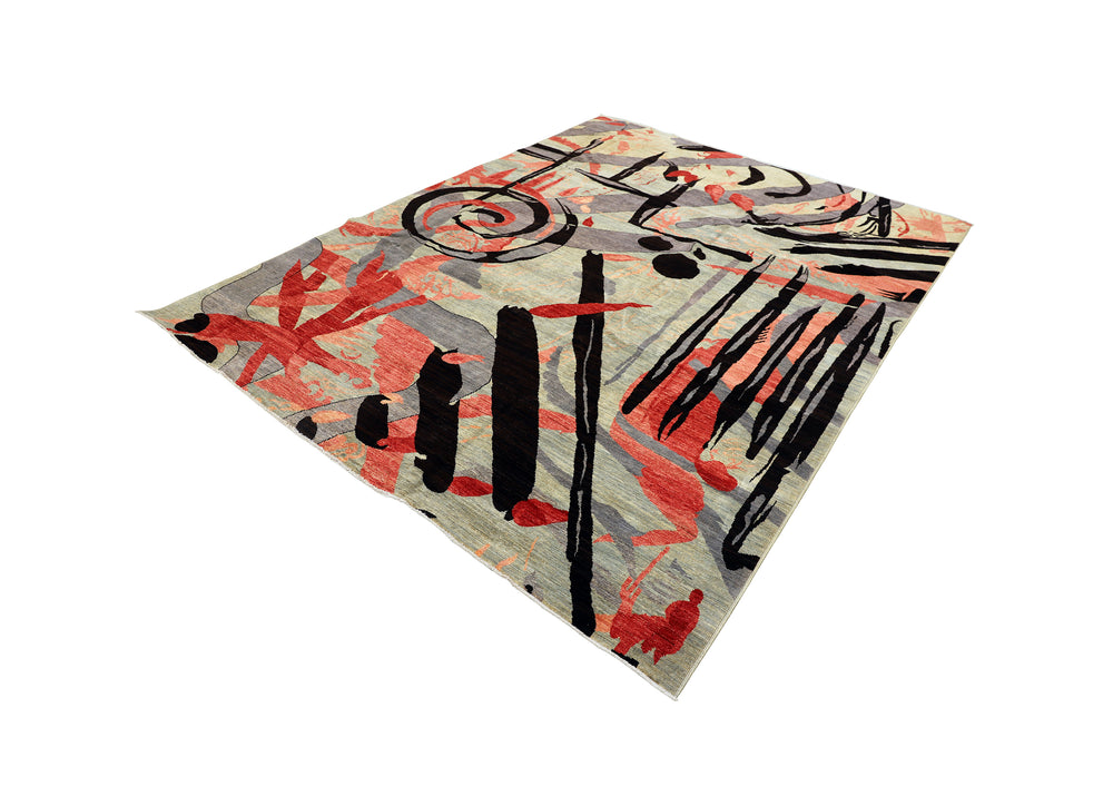 8x10 Custom Modern Rug | Hand-Knotted Organic Wool | Ariana Rugs