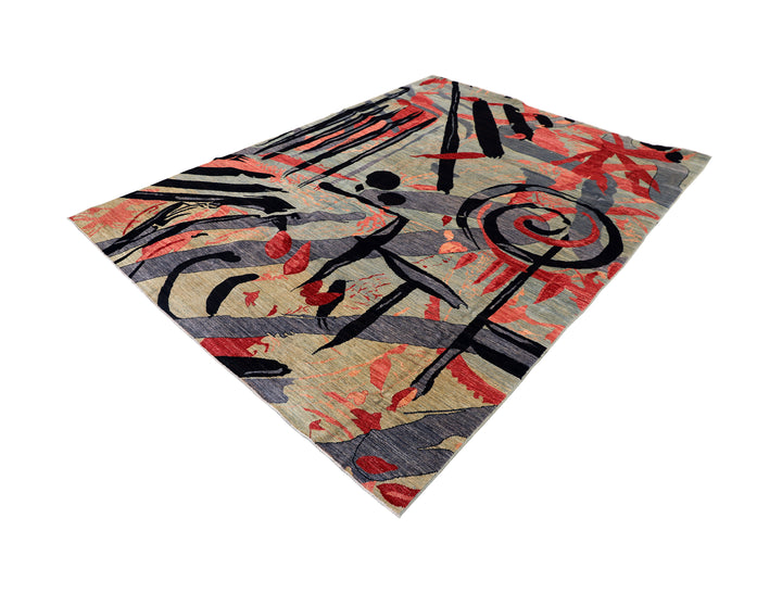 8x10 Custom Modern Rug | Hand-Knotted Organic Wool | Ariana Rugs