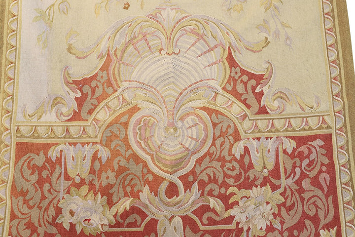 12ft French Style Aubusson Hand-Woven Wall Hanging
