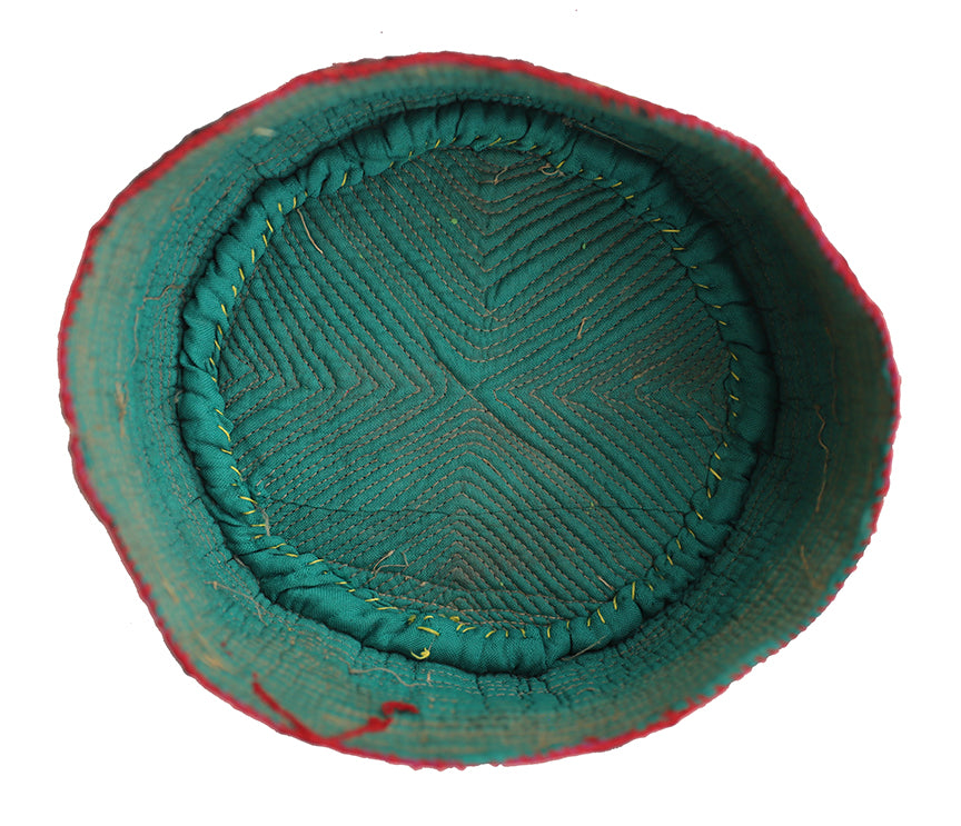 Hat | Afghanistan Turkmen Ersary Tribal Hat | Handcrafted Vintage Heritage | Multicolor