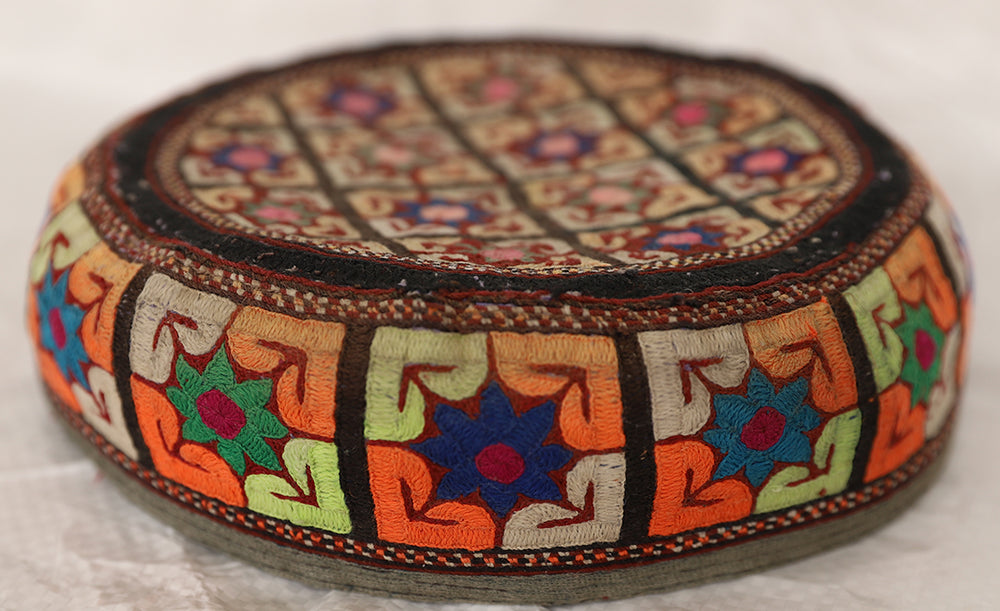 Hat | Afghanistan Turkmen Ersary Tribal Hat | Handcrafted Vintage Heritage
