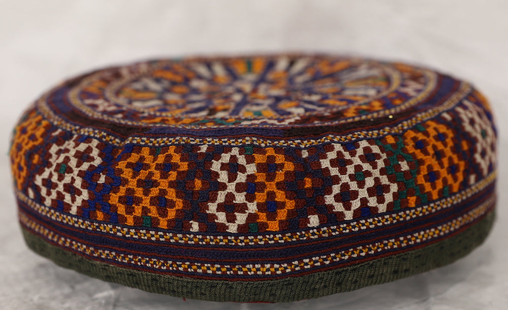 Hat | Afghanistan Turkmen Ersary Tribal Hat | Handcrafted Vintage Heritage