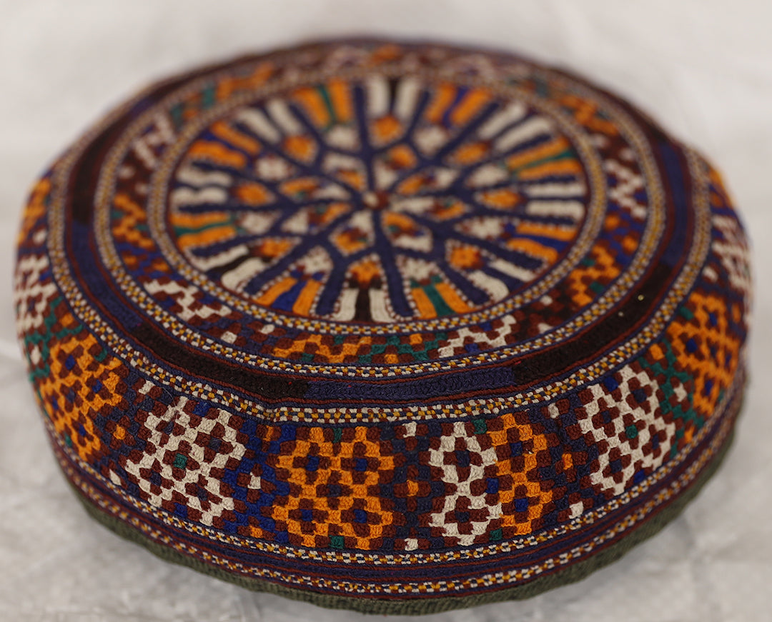 Hat | Afghanistan Turkmen Ersary Tribal Hat | Handcrafted Vintage Heritage