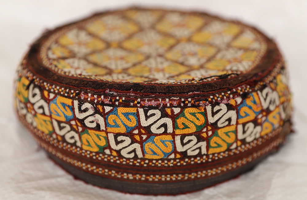 Hat | Afghanistan Turkmen Ersary Tribal Hat | Handcrafted Vintage Heritage
