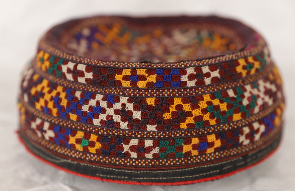 Hat | Afghanistan Turkmen Ersary Tribal Hat | Handcrafted Vintage Heritage