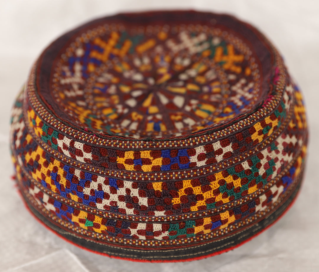 Hat | Afghanistan Turkmen Ersary Tribal Hat | Handcrafted Vintage Heritage
