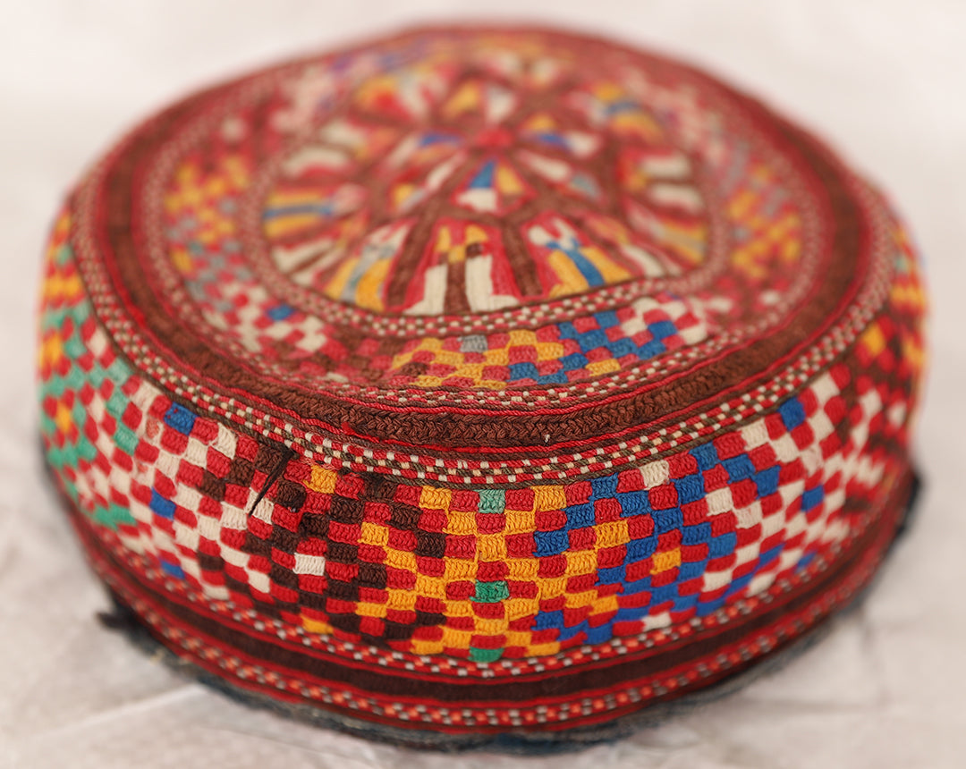 Hat | Afghanistan Turkmen Ersary Tribal Hat | Handcrafted Vintage Heritage