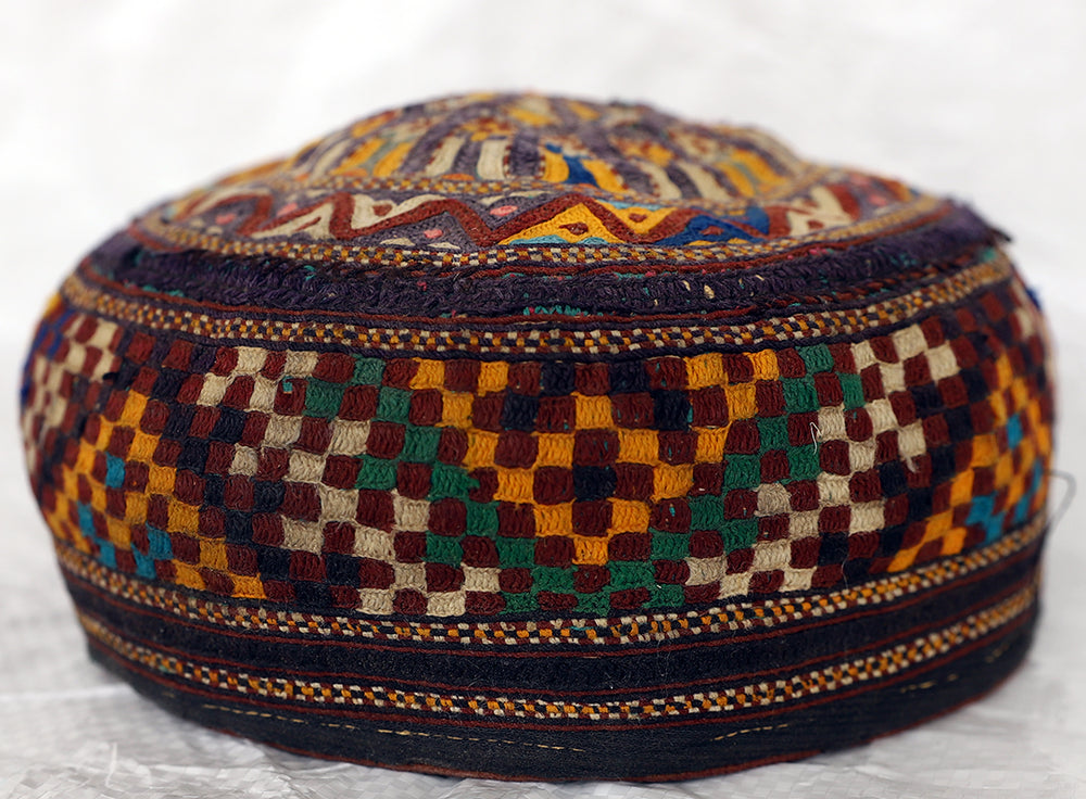Hat | Afghanistan Turkmen Ersary Tribal Hat | Handcrafted Vintage Heritage