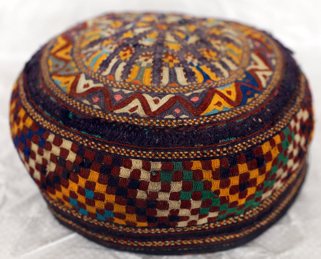 Hat | Afghanistan Turkmen Ersary Tribal Hat | Handcrafted Vintage Heritage