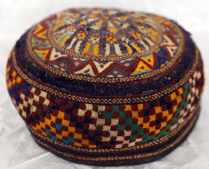 Hat | Afghanistan Turkmen Ersary Tribal Hat | Handcrafted Vintage Heritage