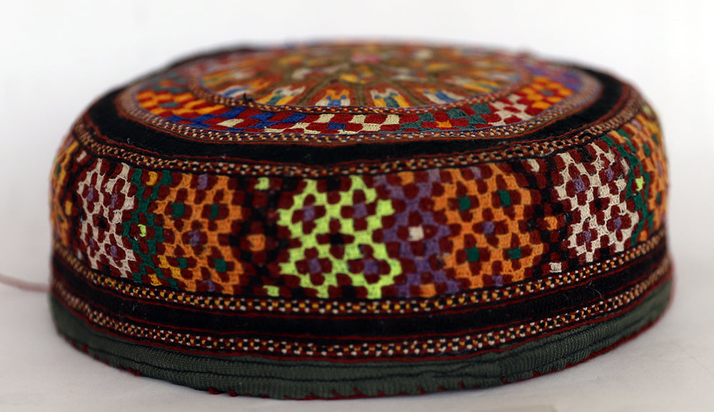 Hat | Afghanistan Turkmen Ersary Tribal Hat | Handcrafted Vintage Heritage