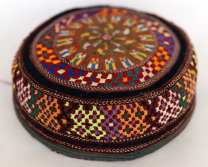 Hat | Afghanistan Turkmen Ersary Tribal Hat | Handcrafted Vintage Heritage