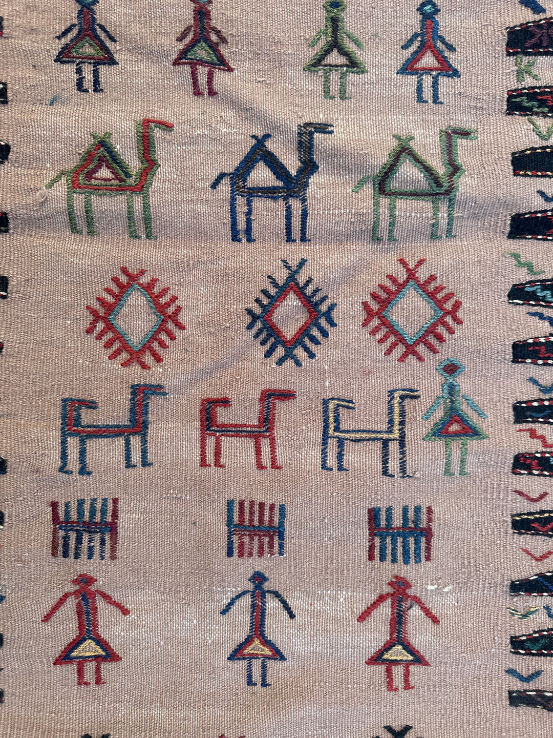 3’x6’ Baluch Design Qutchan Sofreh Kilim
