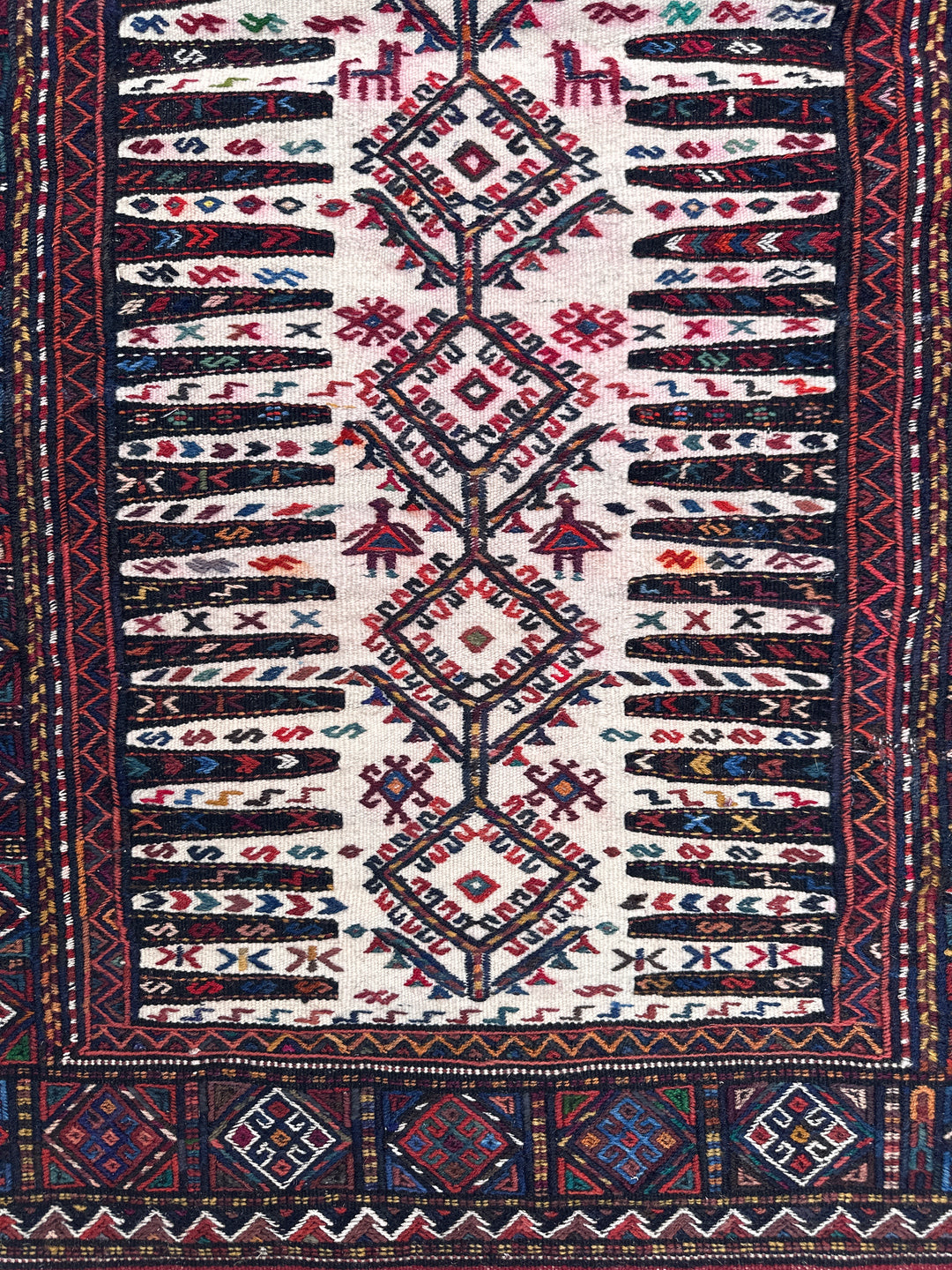 3'x5' East Persian Quchan Baluch Sofreh Kilim