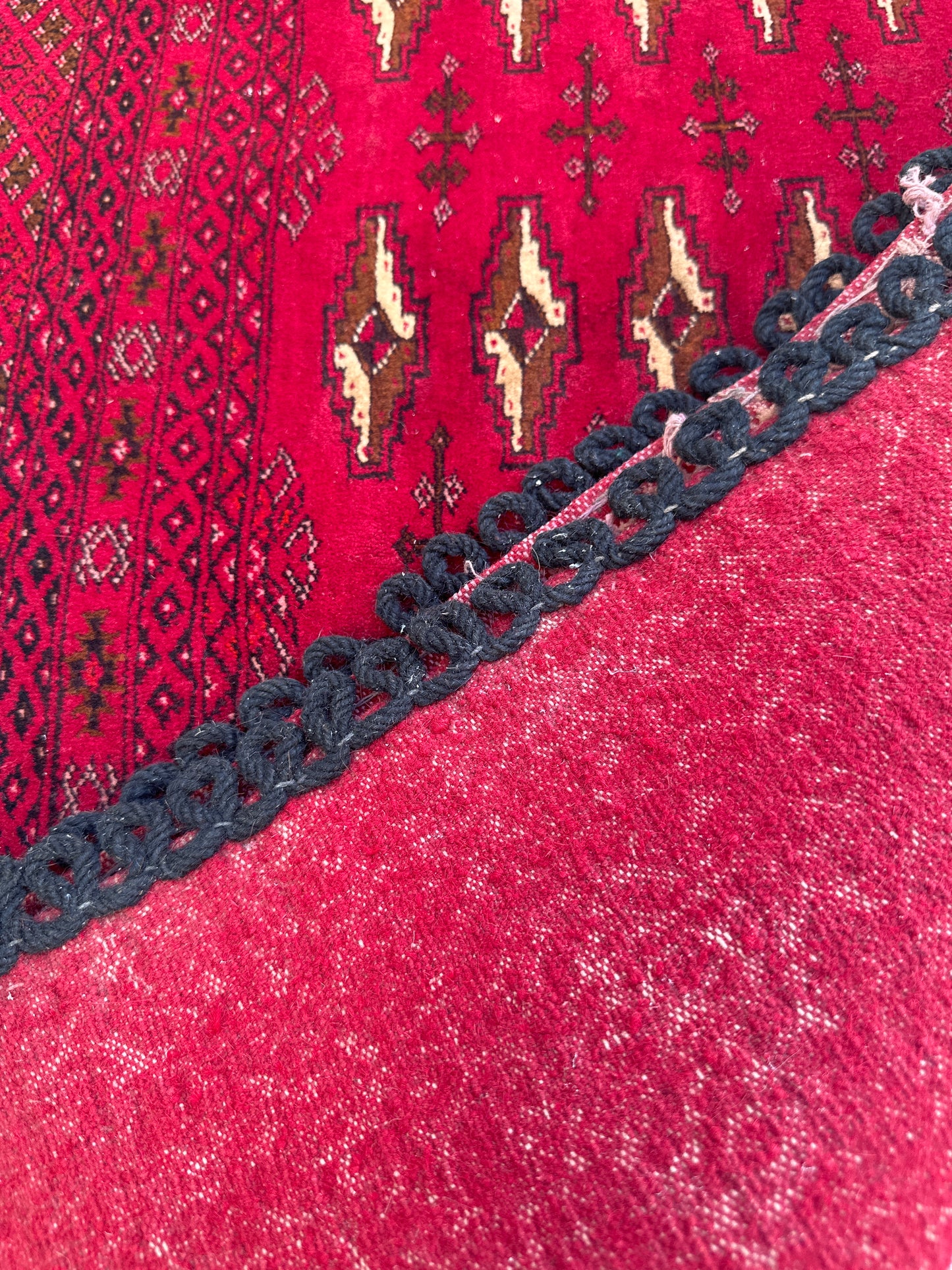 3'x4' Vintage Tribal Afghan Saddle Bag Face Rug