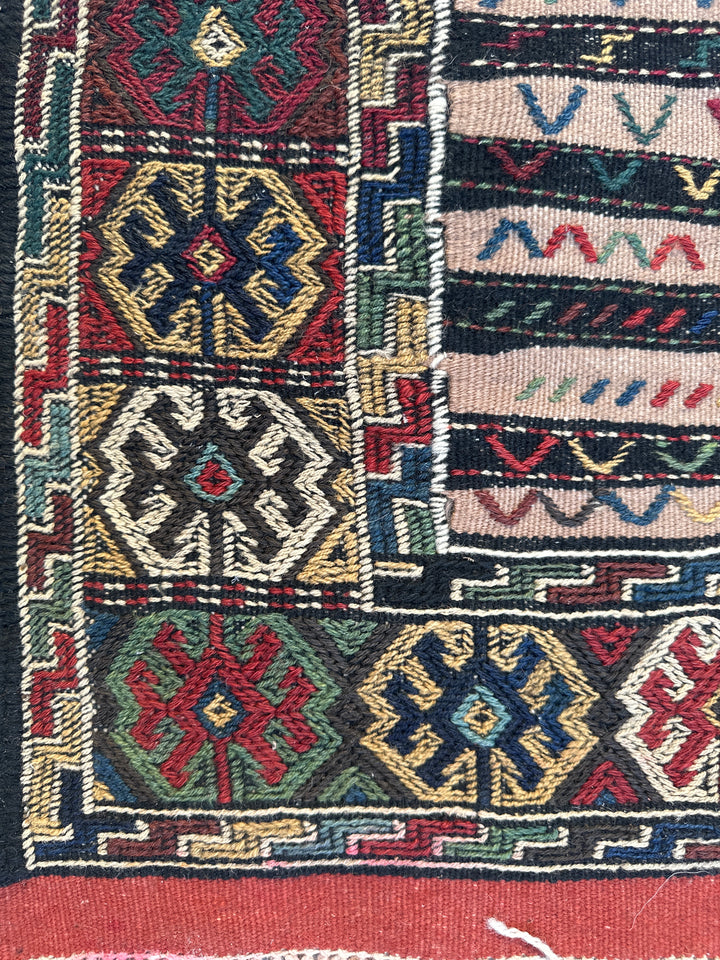 3’x6’ Baluch Design Qutchan Sofreh Kilim