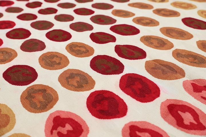 Modern Aubusson | Wool & Silk Rug | 9x12 Unique Geometric Luxury