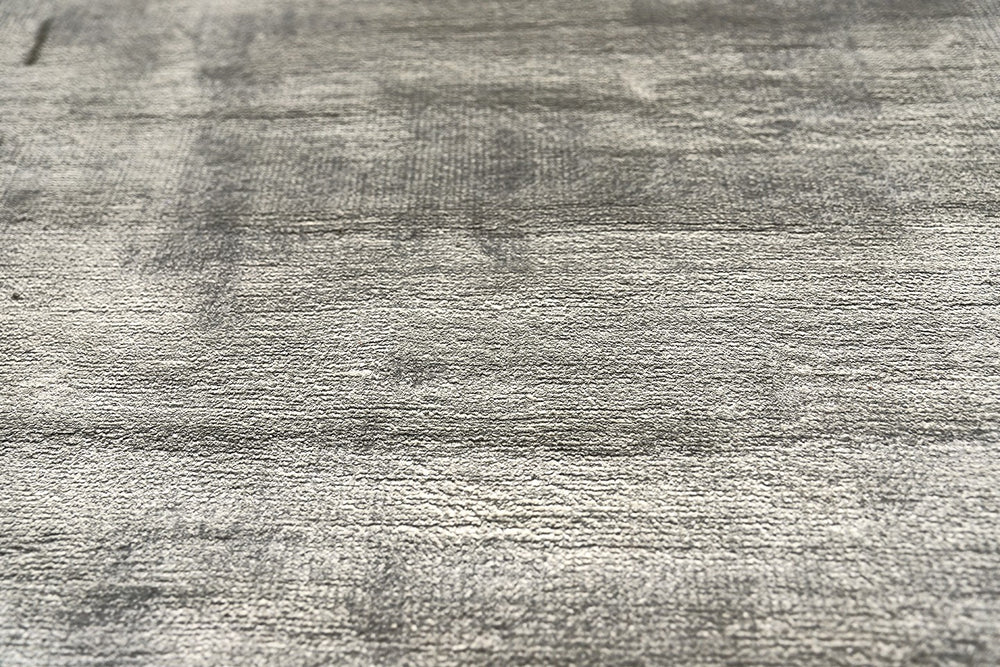 12x15 Sophisticated Silver Grey Handloomed Modern Rug
