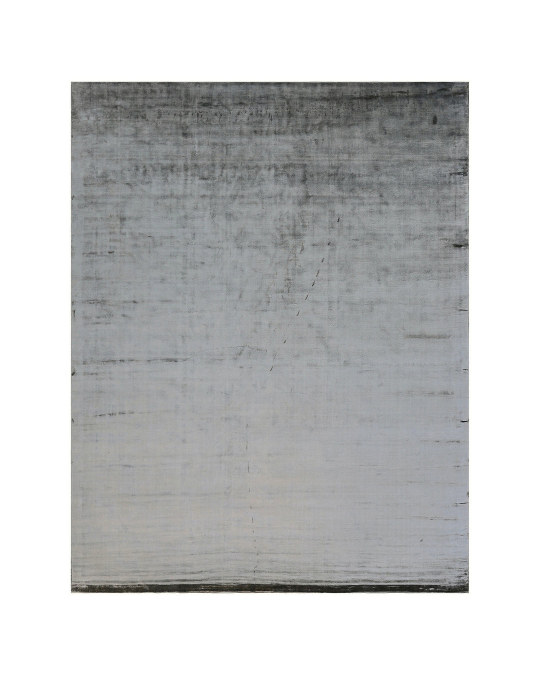 12x15 Sophisticated Silver Grey Handloomed Modern Rug