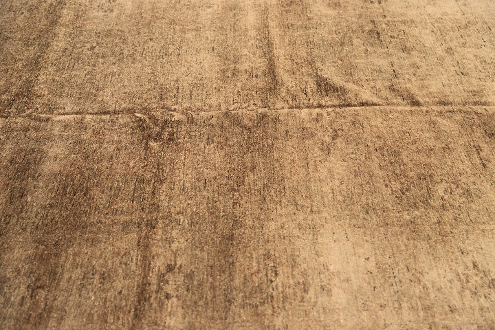 6'0" x 9'2" Saturated Gold Overdye hand-knotted luxury Afghan rug in organic wool featuring a rich Persian design, ethically woven by Hazara women artisans.