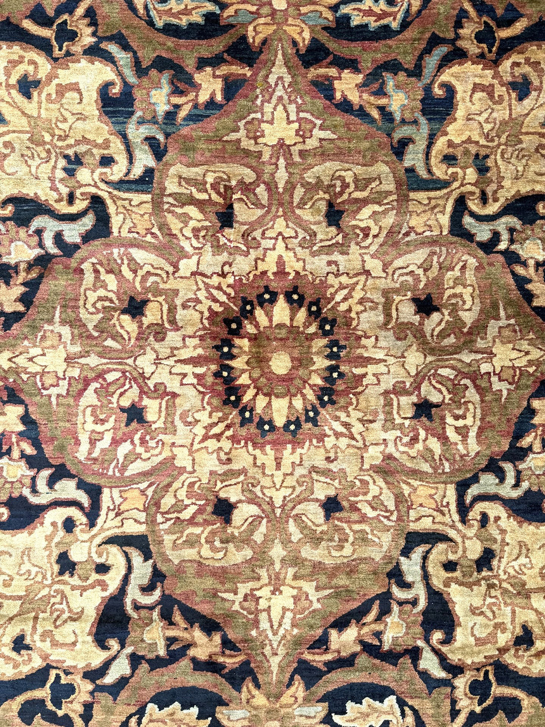 Signed Antique Kermanshah Rug 24x20 | Master Aboul Ghasem Kermani