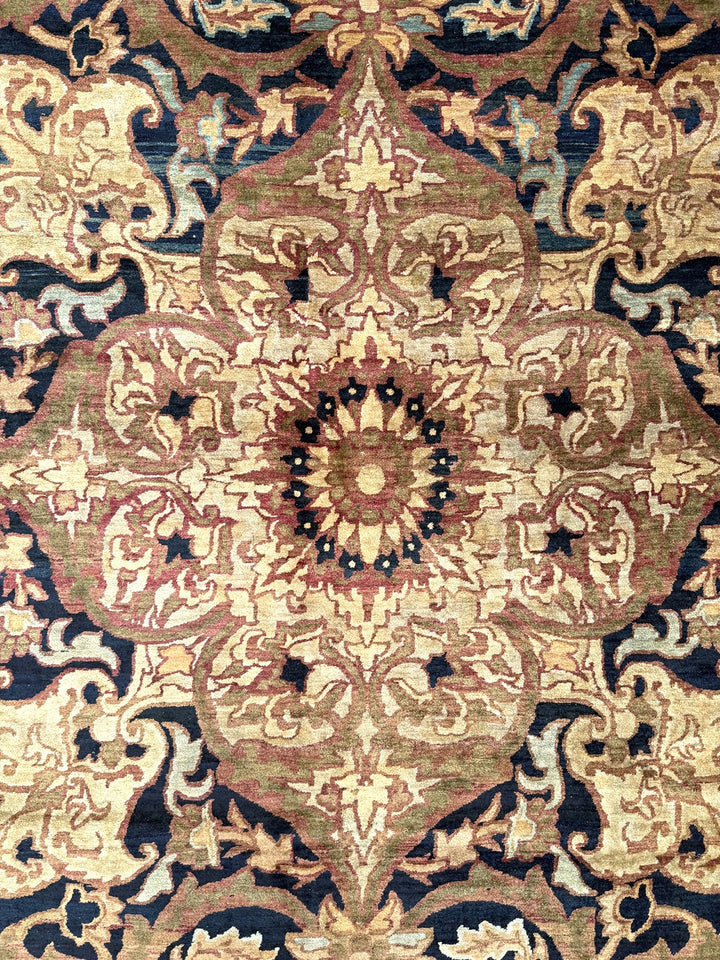 Signed Antique Kermanshah Rug 24x20 | Master Aboul Ghasem Kermani