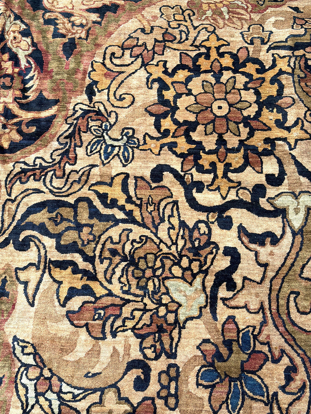 Signed Antique Kermanshah Rug 24x20 | Master Aboul Ghasem Kermani