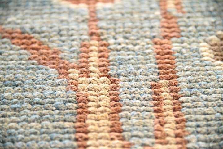 Traditional-Ushak-Ivory-Pastel-Orange-Arts-and-Crafts-Floral-Rug-15x11