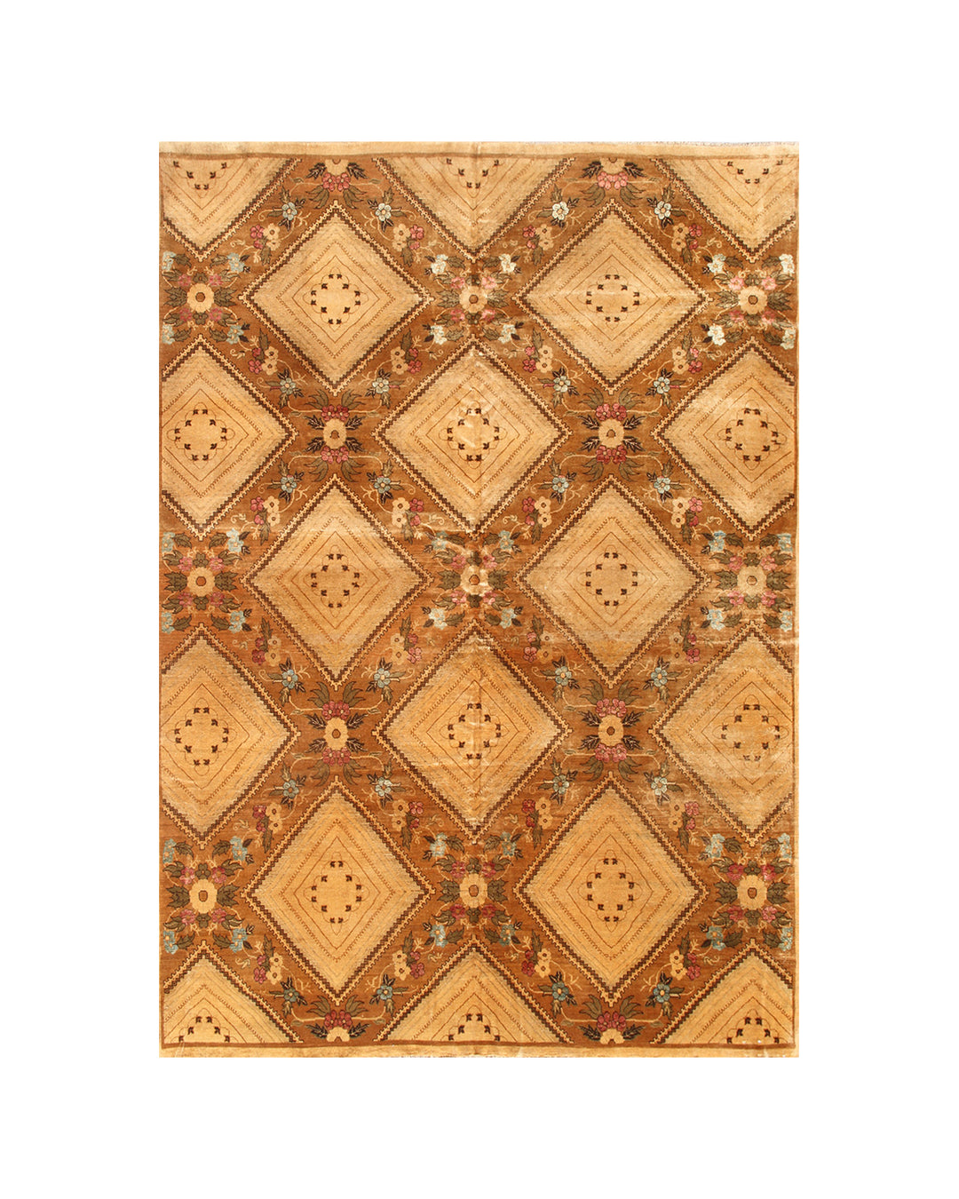 6x9 Fine Wool and Silk Ariana Traditional Rug
