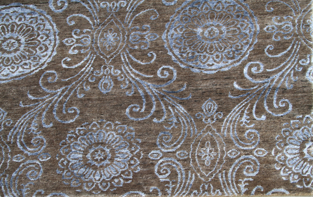 5'x8' Viscose and Wool Ariana Modern Rug