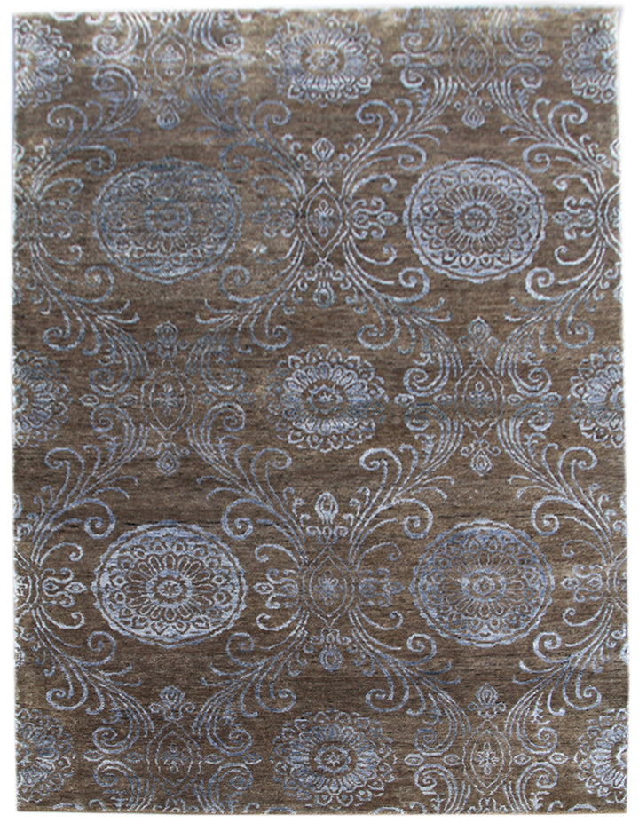5'x8' Viscose and Wool Ariana Modern Rug