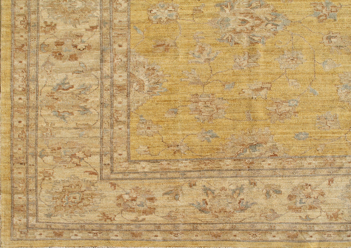 8'x10' Yellow Gold Agra Design Ariana Traditional Area Rug