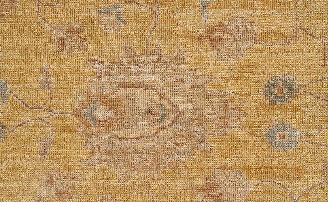 8'x10' Yellow Gold Agra Design Ariana Traditional Area Rug