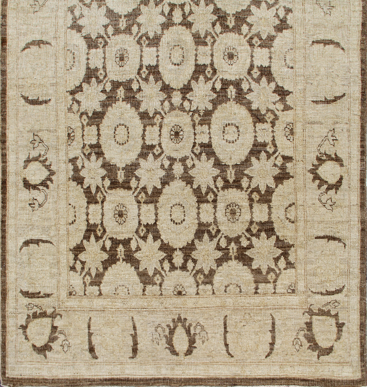 4x14 Brown Beige Ariana Traditional Wide And Long Runner