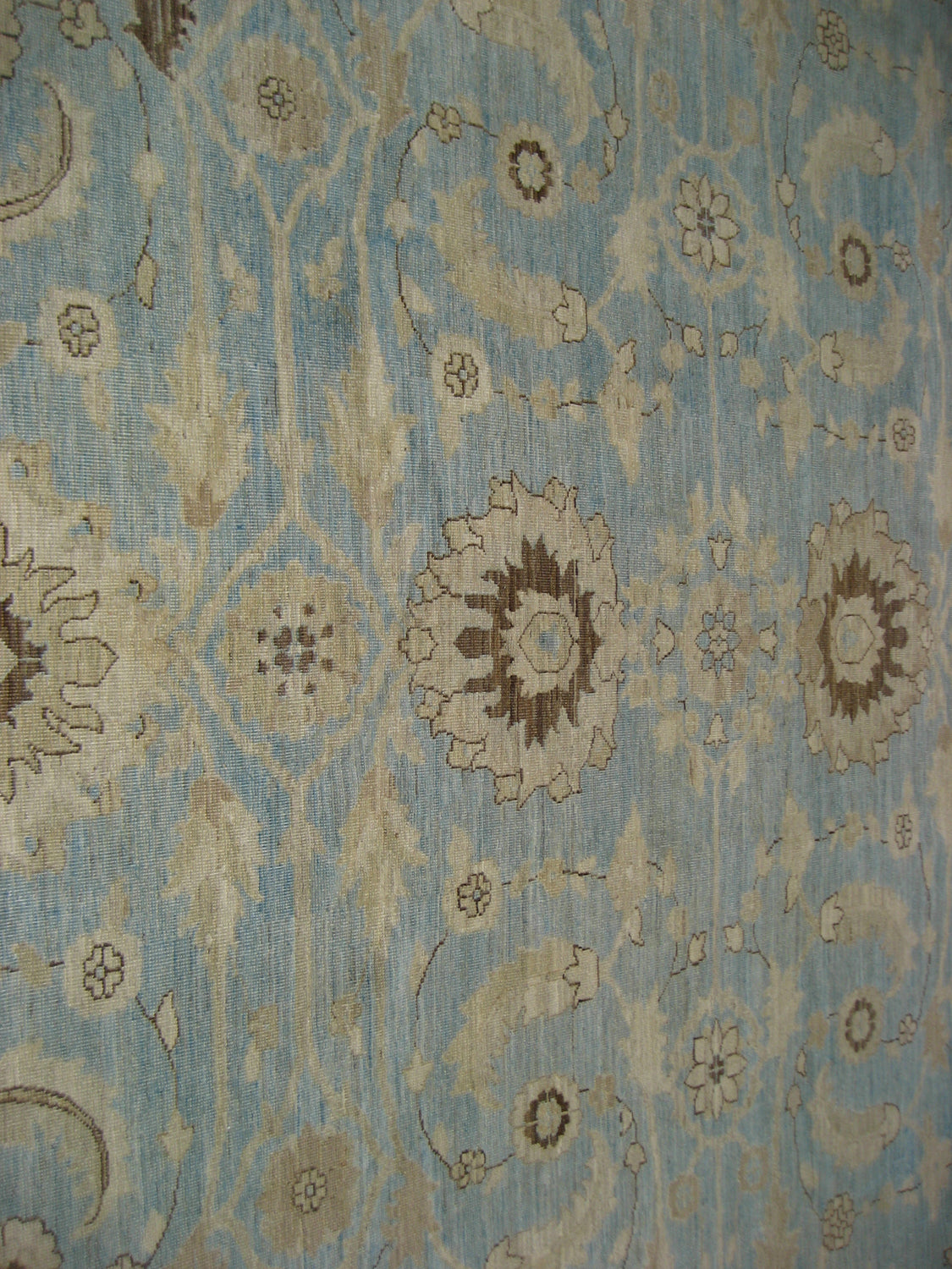 14x38 Long Blue Sultanabad Design Ariana Traditional Rug