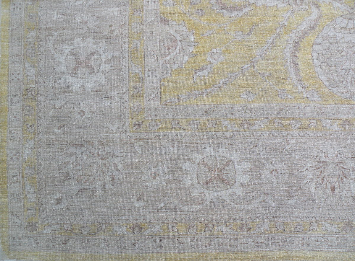 14x17 Large Yellow Ariana Transitional Rug