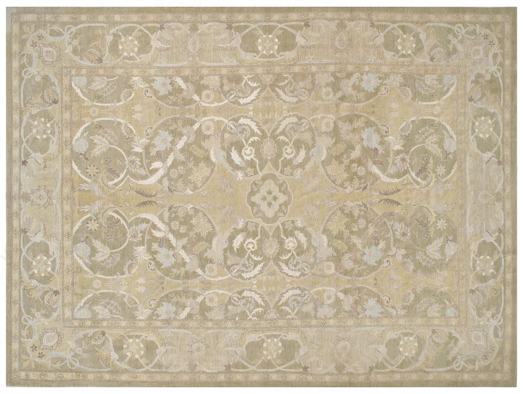 10'x14' Fine Silk & Wool Grand Polonaise Luxury Rug