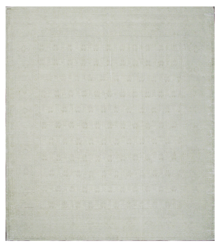 10'x12' Wool & Silk Afghan Rug | Hand-Knotted | Vintage Style