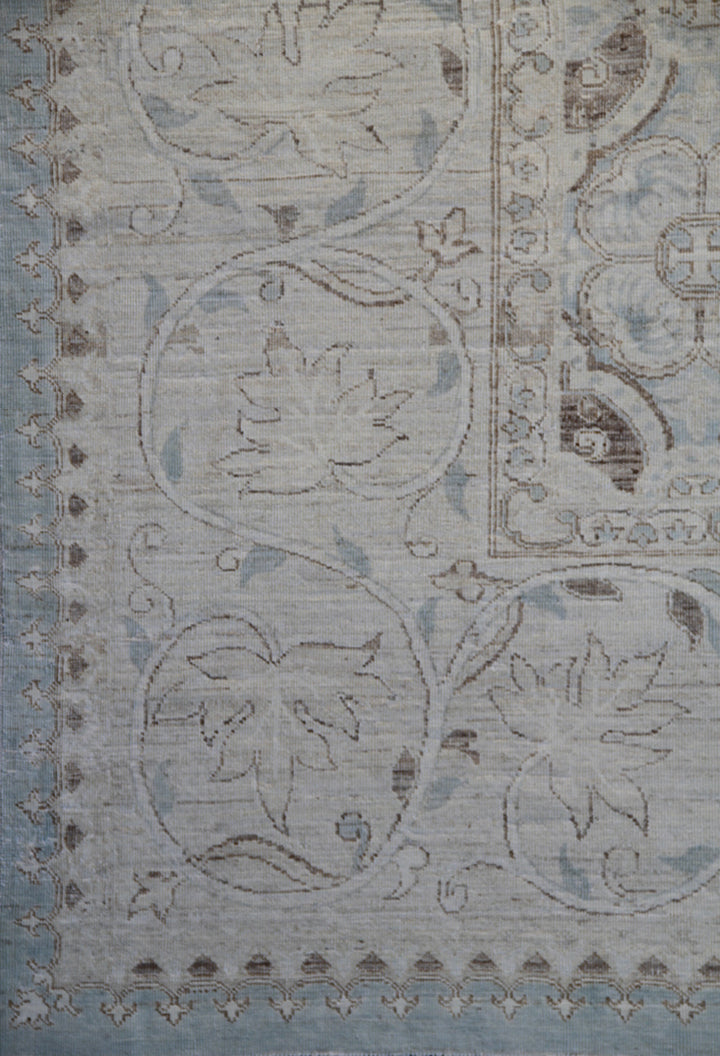 10'x13' Afghan Hand-Knotted Vintage Rug | Organic Wool | Hazara Made