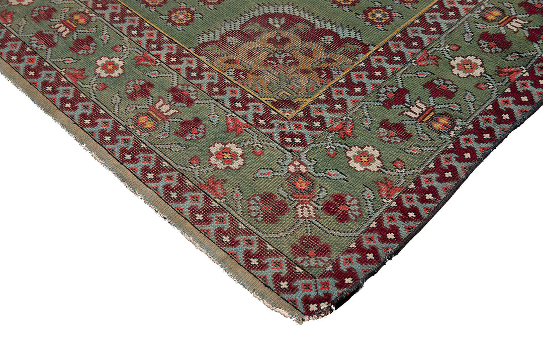 Antique English Rug | Hand-knotted Rug | Wool Rug