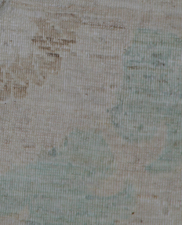 10x13 Green Afghan Hand-Knotted Rug | Mogul Floral Design | Vintage Style