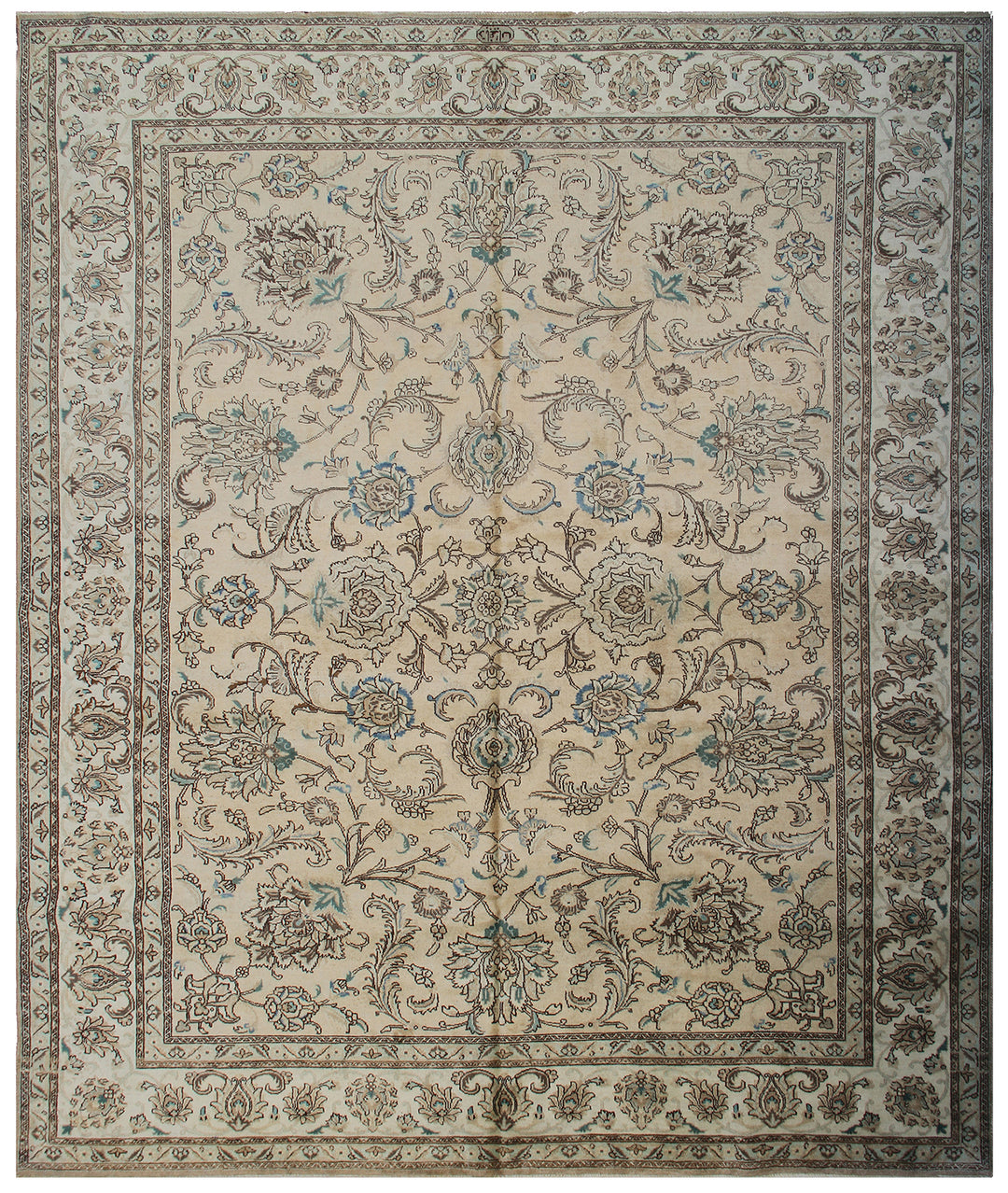 Persian Tabriz Rug | Hand-knotted Wool Area Rug