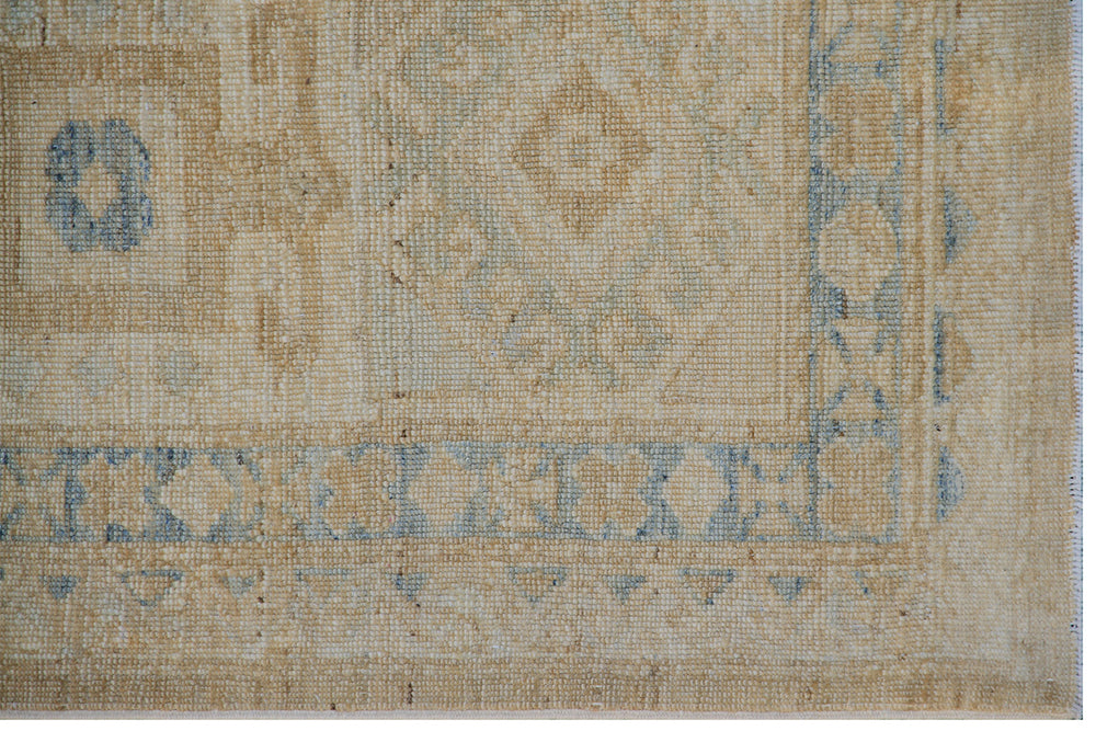 Transitional Geometric Rug | Ariana Hazara Rug