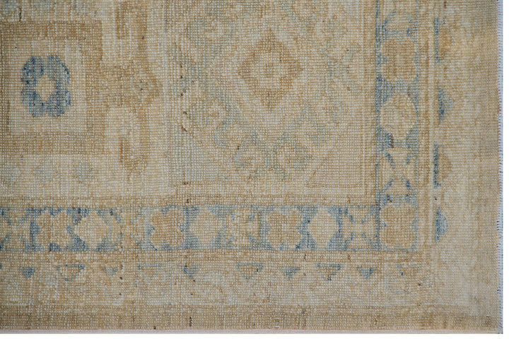 Transitional Geometric Rug | Ariana Hazara Rug